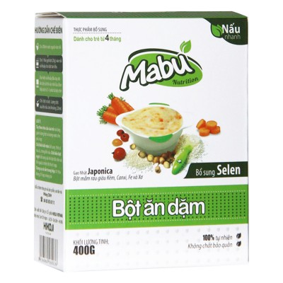 Bột Ăn Dặm cho bé Mabu 400g