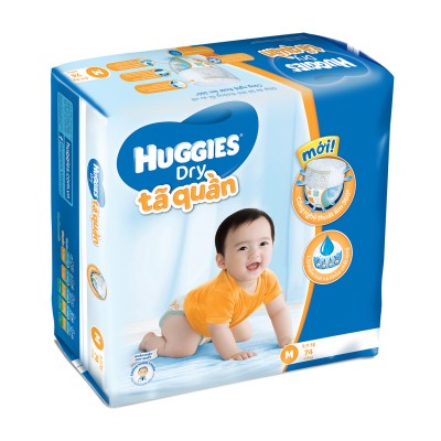 Tã quần cho bé Huggies M74
